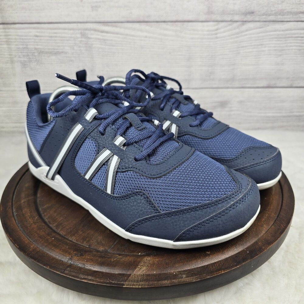 Xero Shoes Prio Barefoot Athletic Sneakers Blue Mesh Lace Up Low Top Mens Sz 10
